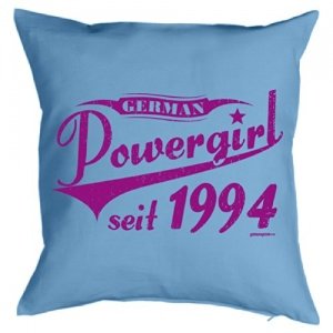 Kissen Powergirl seit 1994