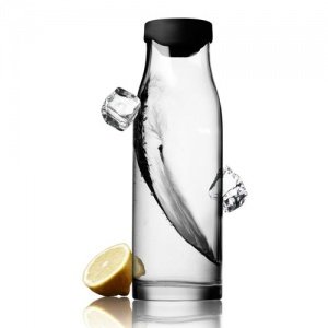 * SQUARE FOOT Wasserkaraffe 1 L - SCHWAR