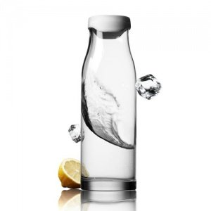 * SQUARE FOOT Wasserkaraffe 1 L - WEISS