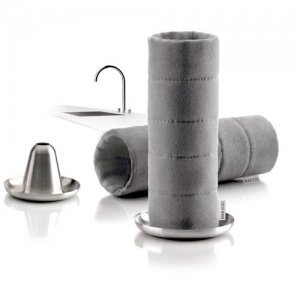 STANDRECHT Spültuch + Ständer, GRAU