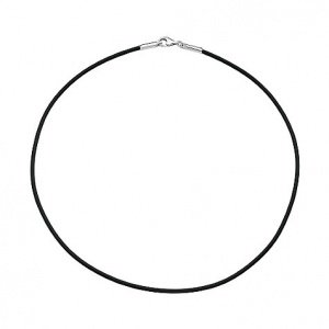 STEEL BY CHRIST Kette Kautschuck