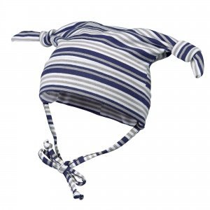 STERNTALER Mütze mit UV50+ marine/grau