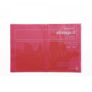 STORAGE.IT A5 Notizbuch-Mappe, rot