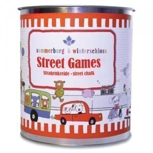 STREET GAME Straßenkreide-Spiel-Set