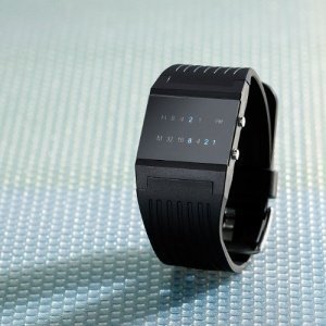 St. Leonhard Binär-Armbanduhr "Future Line" für Herren
