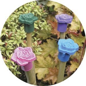 Stababdeckung "Flowers", 8er-Pack