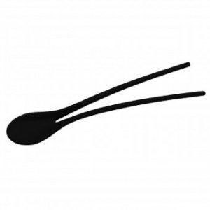 Stäbchenlöffel Twinny 2er-Set solid schw