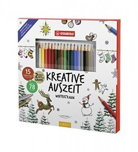 Stabilo Malbuch mit Buntstifte