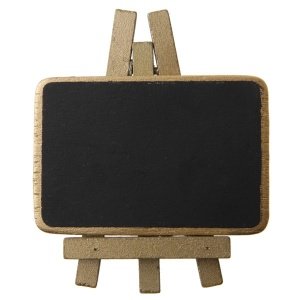 Staffelei Tafel, gold, 4 Stk.