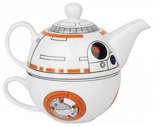 Star Wars BB-8 Teekanne + Tasse Teekanne orange/weiß