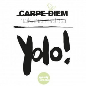 Statement-Poster Yolo! Din A4
