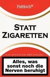 Statt Zigaretten Schachtel