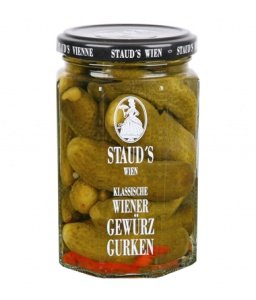Staud`s Gewürzgurken süß-sauer (314ml Gl