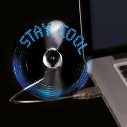 Stay Cool USB Ventilator mit Schriftzug