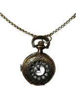 Steampunk Mini Taschenuhr bronze