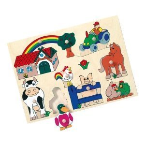 Steckpuzzle Bauernhof von Mertens