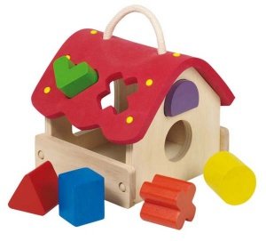 Steckspiel Steckbox Haus