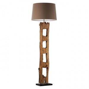 Stehlampe Abuja braun