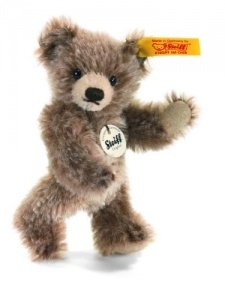 Steiff Mini Teddybär, 10 cm, braun gespitzt