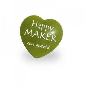 Stein Herz Serpentin mit Motivgravur