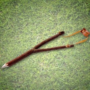 Steinschleuder Bleistift