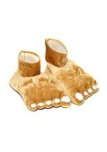 Steinzeit Füße Höhlenmensch beige