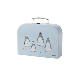 Stelton Kinderbesteck PENGUIN blau - 3-t