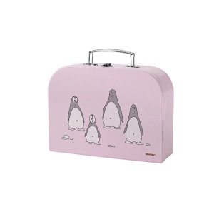 Stelton Kinderbesteck PENGUIN rosa - 3-t