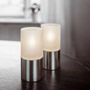 Stelton Öllampe mit Glasschirm satiniert