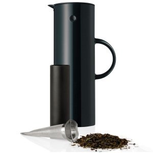 Stelton SET Isolierkanne 1L schwarz mit 