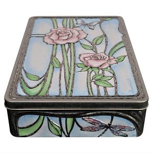 Stem Ginger Biscuits "Rose & Butterfly",