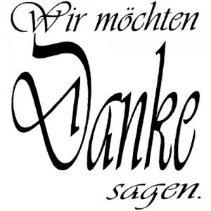 Stempel Danke