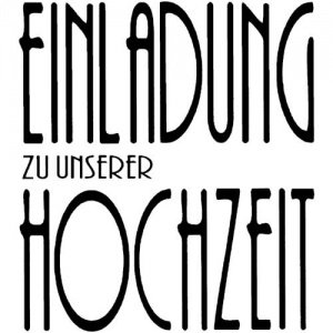 Stempel Einladung Aprille