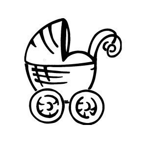 Stempel Kinderwagen