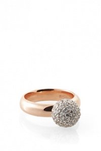 Sterling Silber / Rotgold / Zirkonia