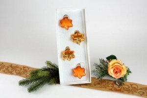 Sternen Set 4tlg. Blutorange