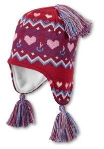 Sterntaler Mädchen Strickmütze Rot