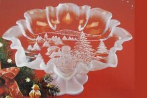 Sternteller auf Fuss Serie Weihnachtstra