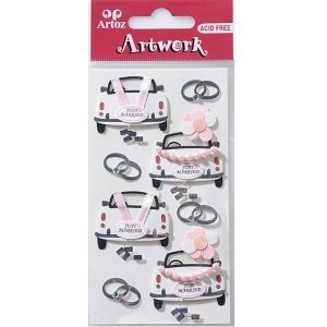 Sticker Artwork Just married Auto