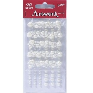 Sticker Artwork Perlherzen