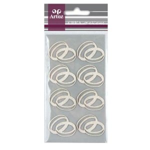 Sticker Crea Motion Eheringe, weiß