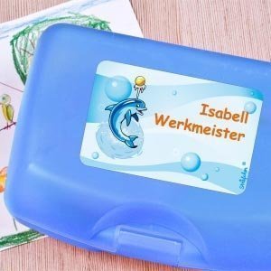Sticker-Set *Delfin* 100-teilig mit Name