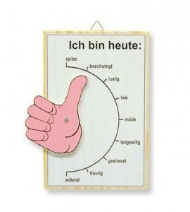 Stimmungsbarometer Holzbausatz