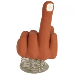 Stinkefinger Wackelkopf