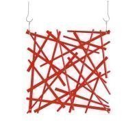 Stixx Raumteiler 20-er Set transp. rot 5