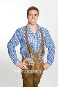 Stockerpoint Trachtenhemd Campos blau