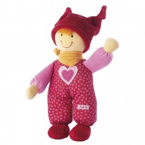 Stoff-Püppchen, pink