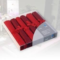 Stoff-Servietten Set rot