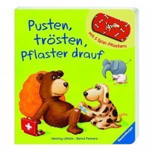 Stoffbuch "Pusten,trösten,Pflaster drauf