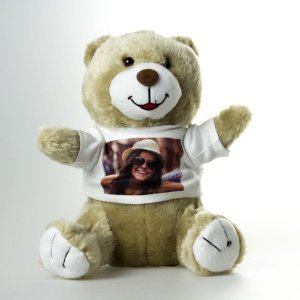 Stofftier Bärchen mit persönlichem Foto